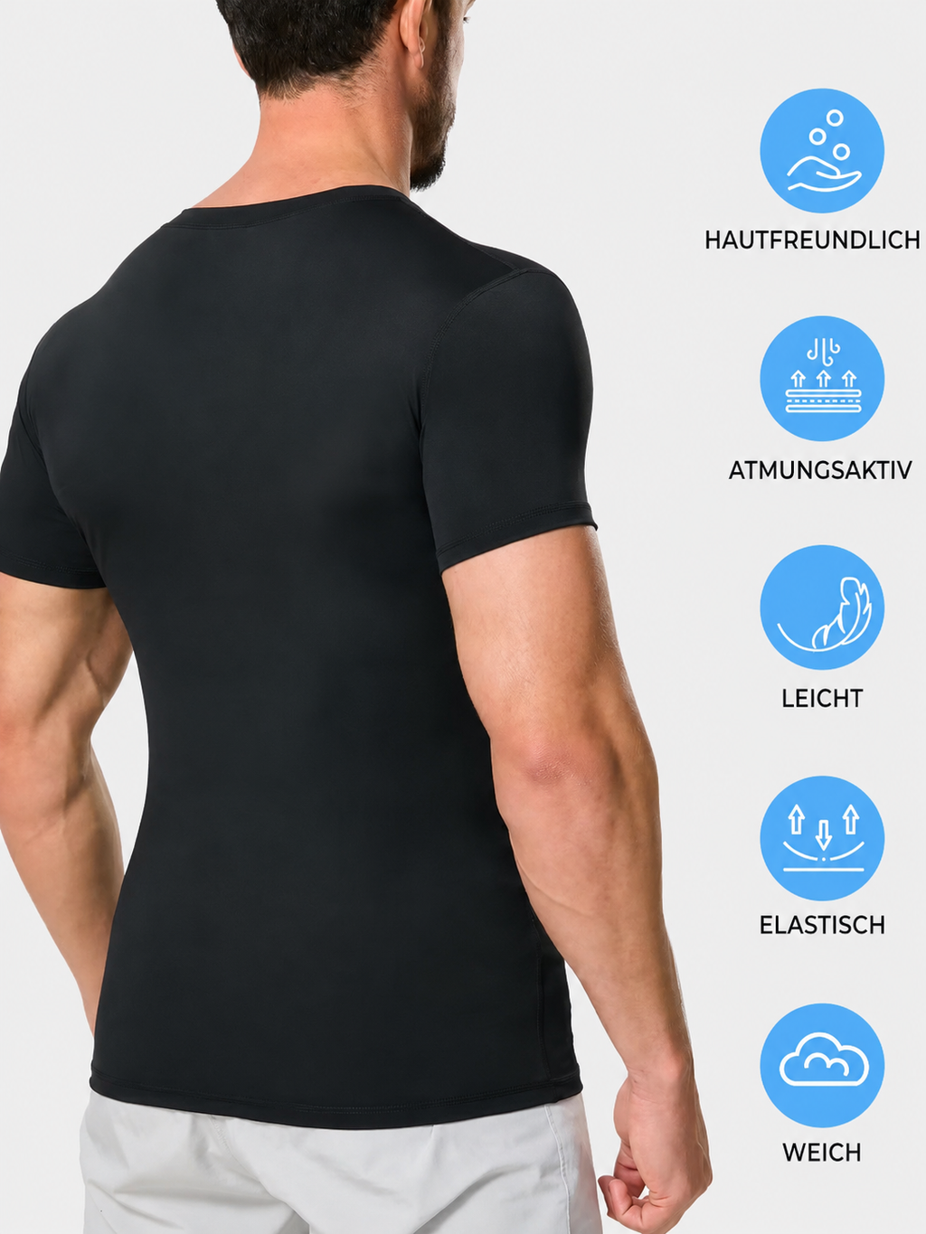 Herren Bauchweg-Shapeshirt