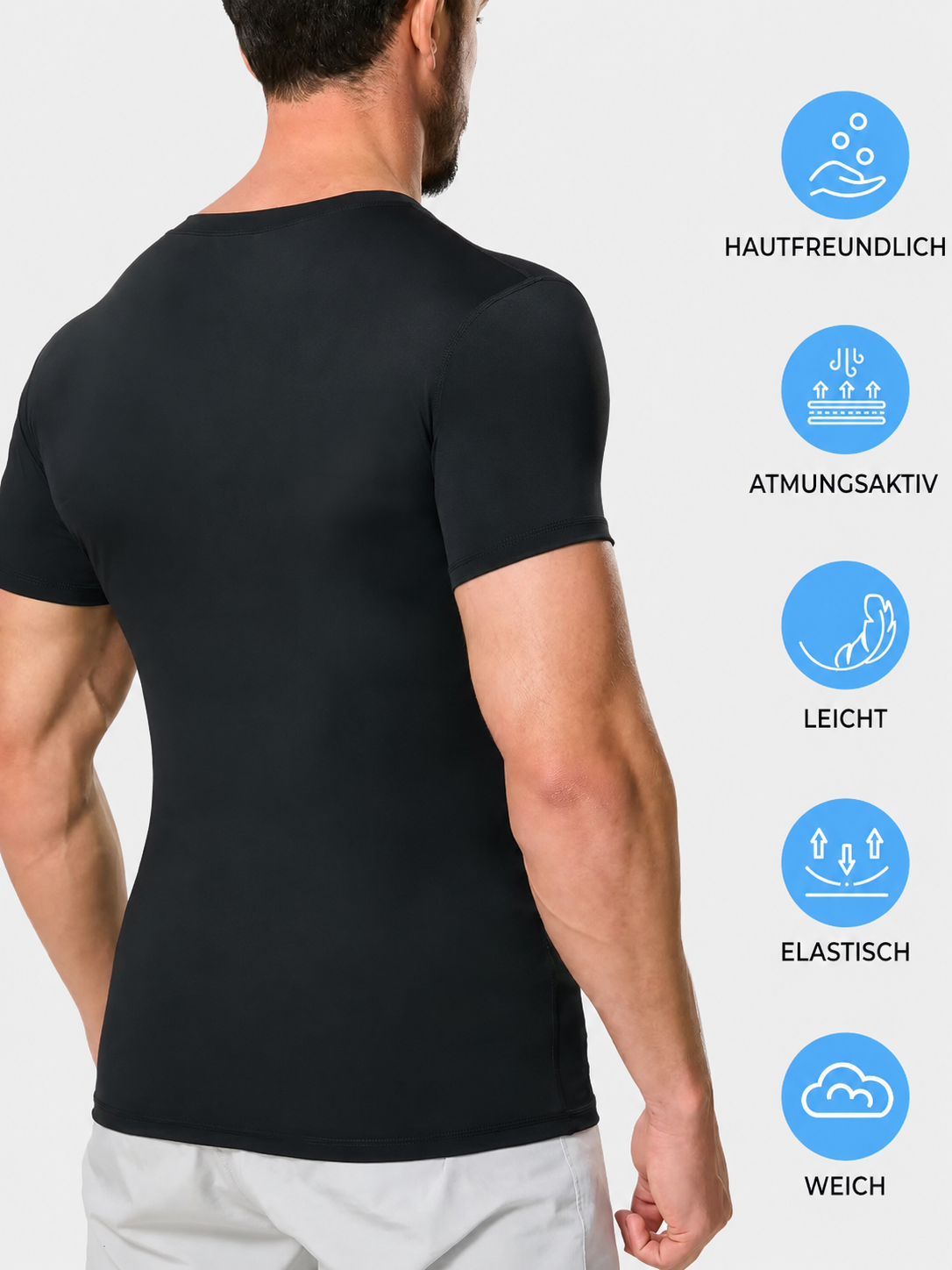 Herren Bauchweg-Shapeshirt